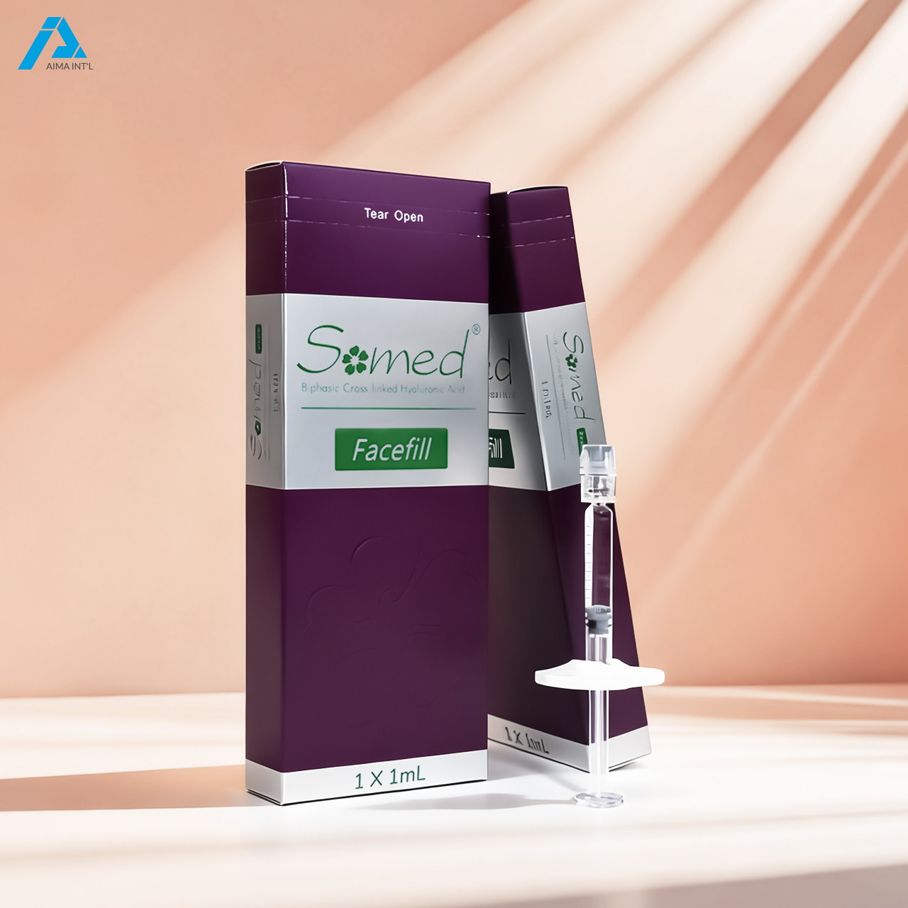Relleno Dérmico Facefill 1mL | Ácido Hialurónico Bipásico Natural y Seguro