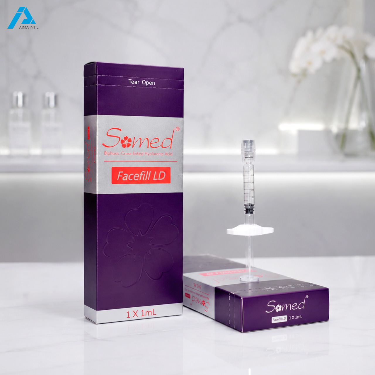 Relleno Dérmico Facefill Lidocaína 1mL | Ácido Hialurónico Bipásico Natural