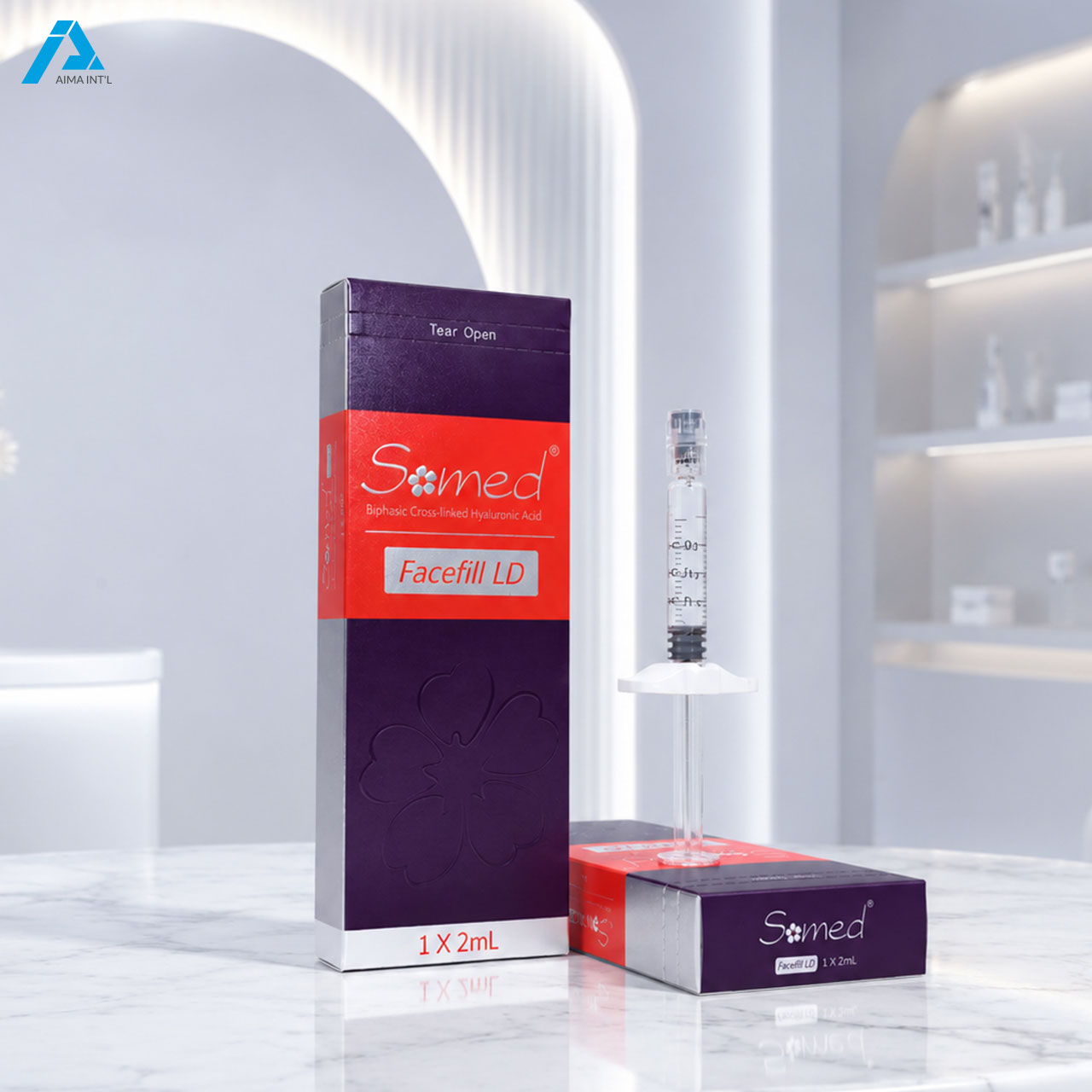 Relleno Dérmico Facefill Lidocaína 2mL | Ácido Hialurónico Bipásico Natural